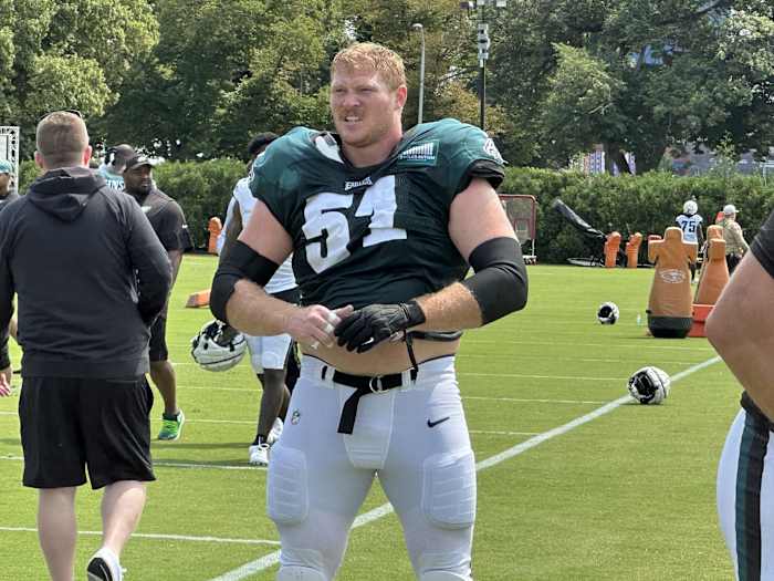 Cam Jurgens at training camp
